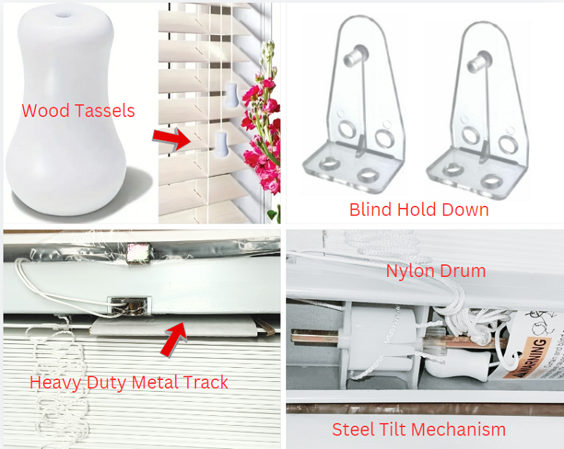 venetian blind components